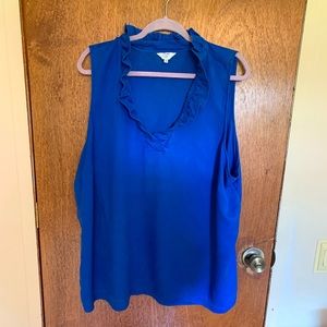Crown&Ivy royal blue vest 3X
